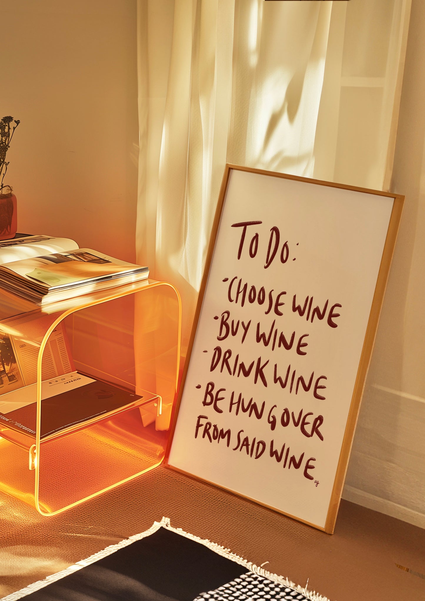 “To Do List” Art Poster