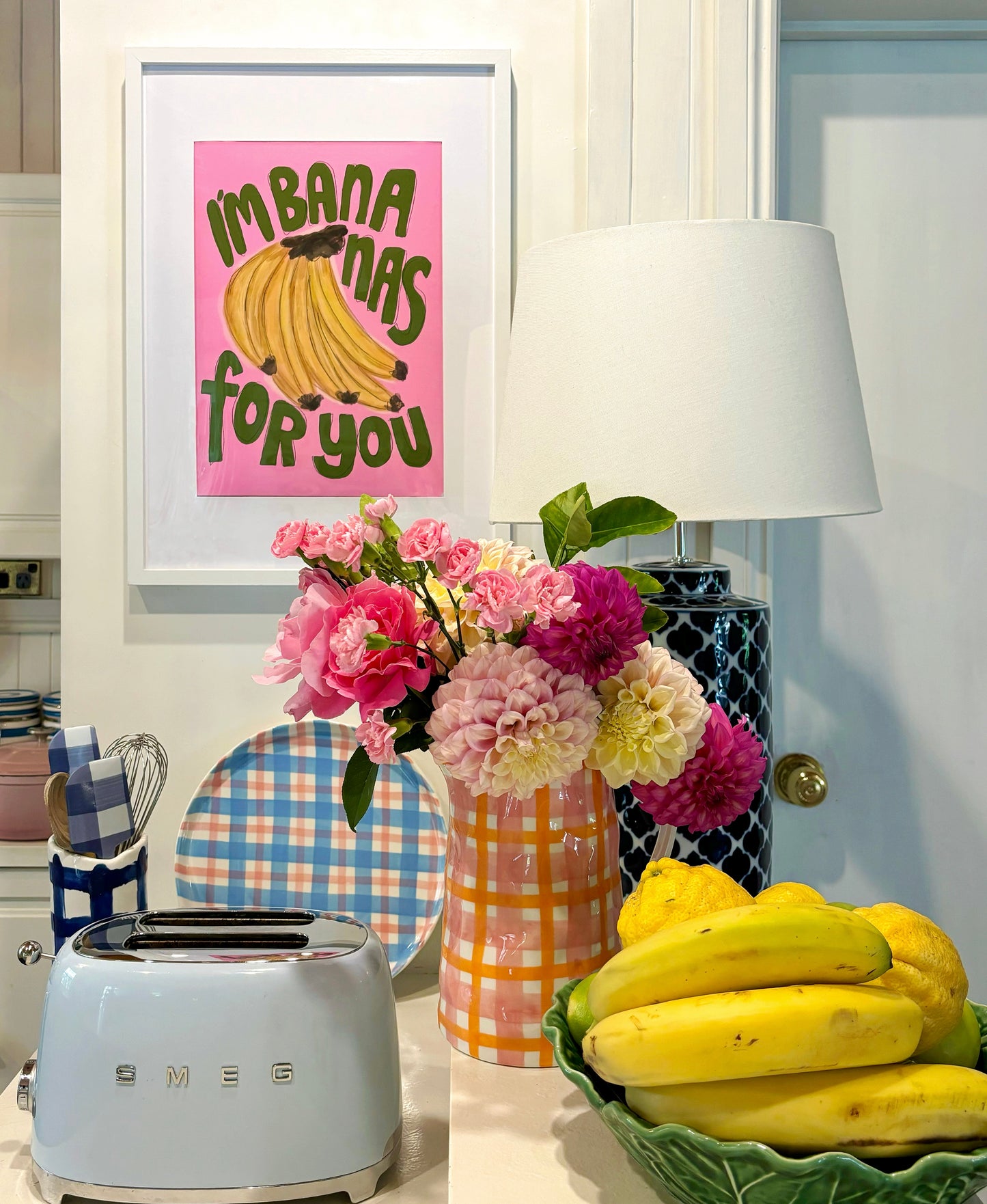 “Bananas For You” Art Poster
