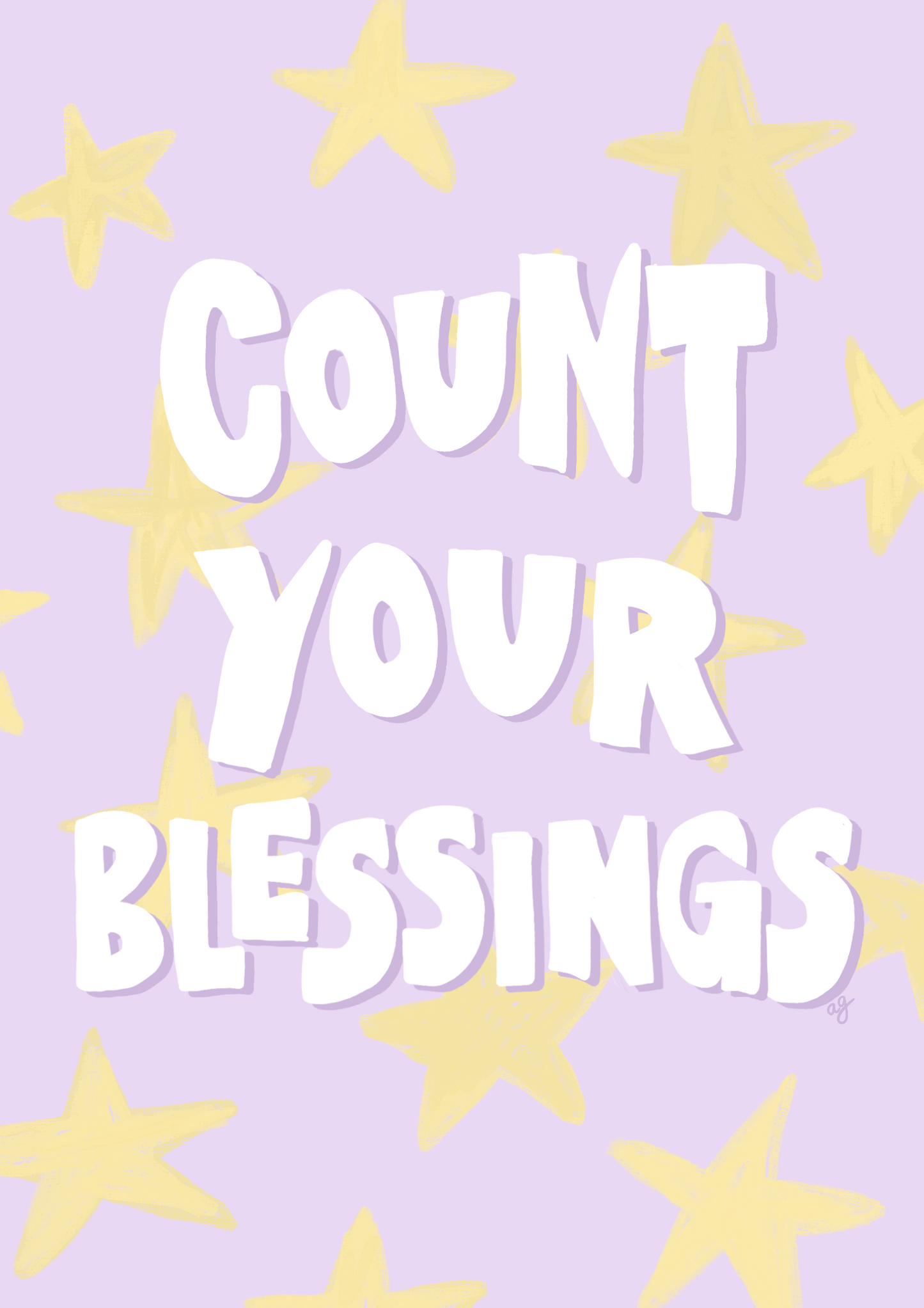“Blessings” Art Poster