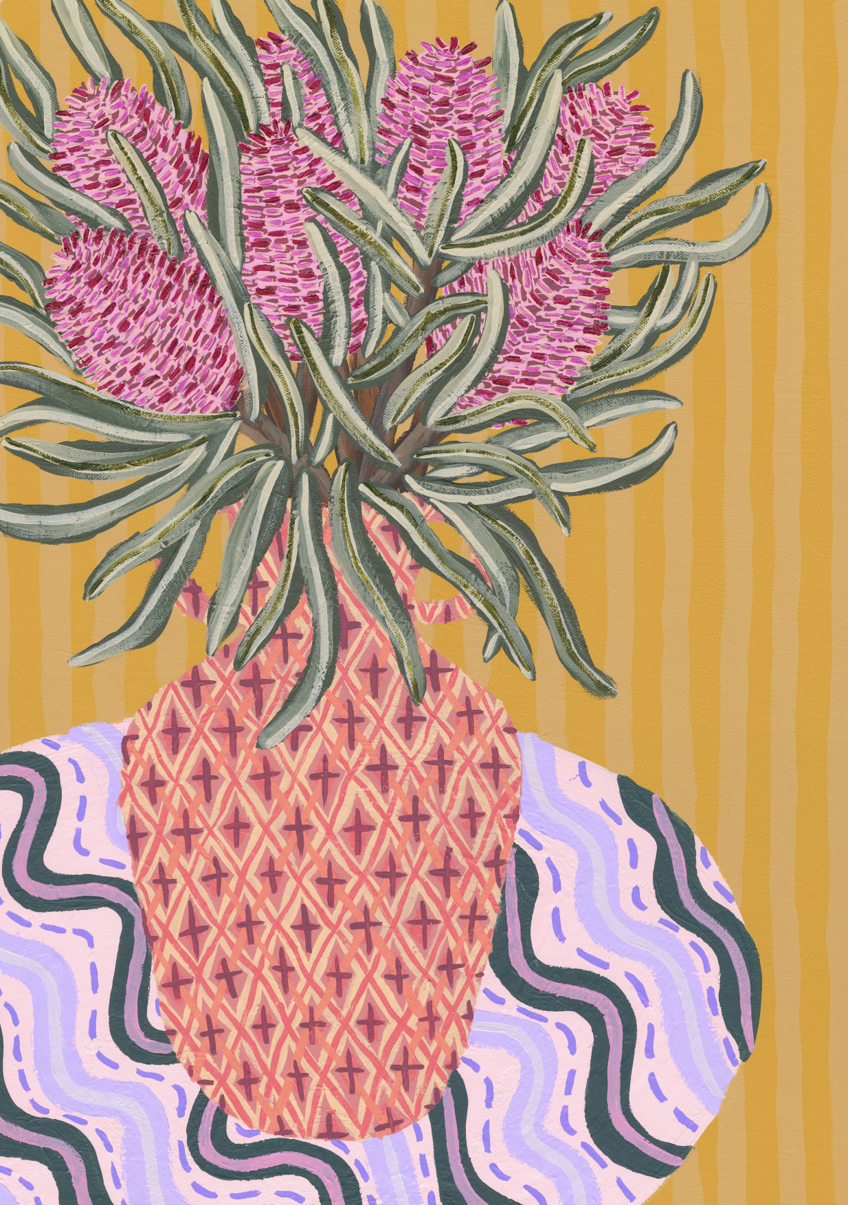"Heart of Gold - Mustard" Limited Edition Print