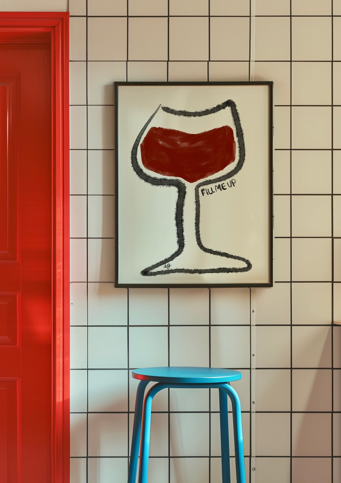 Konstposter "Fill Me Up"