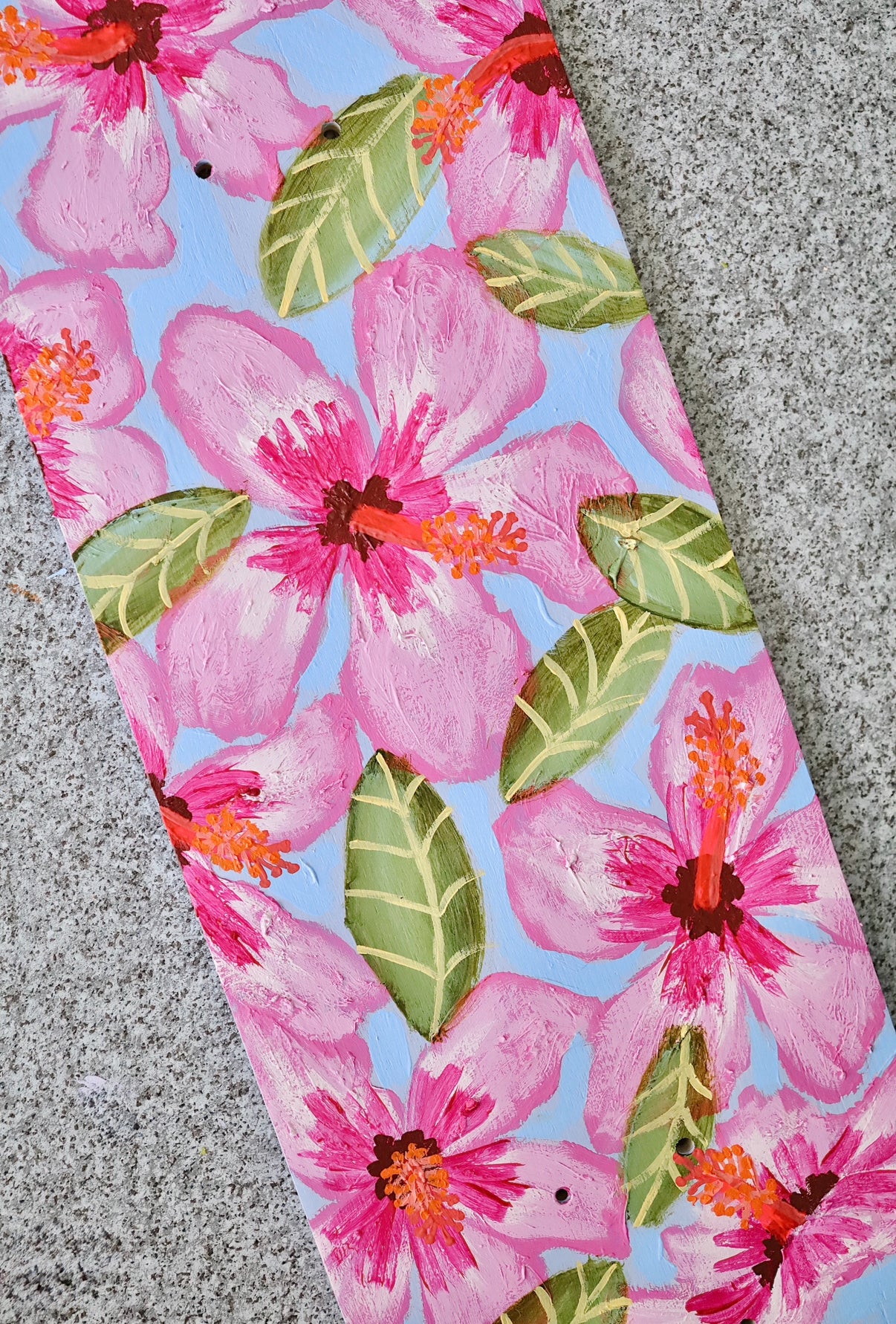 “Hibiscus Holiday” Skateboard