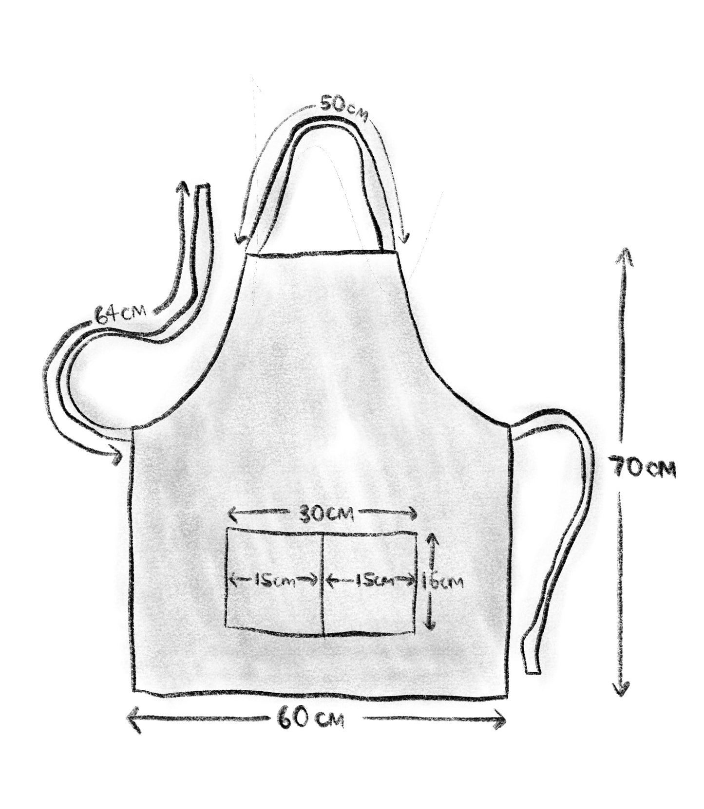 ‘Smells Like Summer’ Cotton Twill Apron