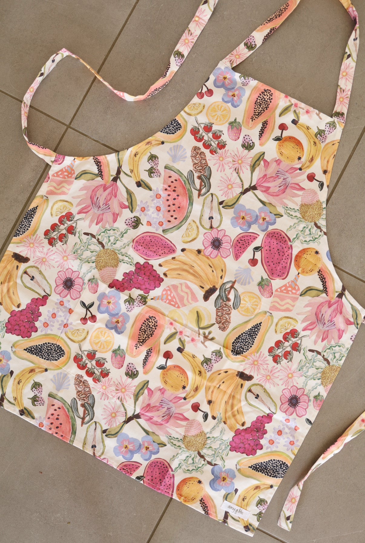 ‘Smells Like Summer’ Cotton Twill Apron