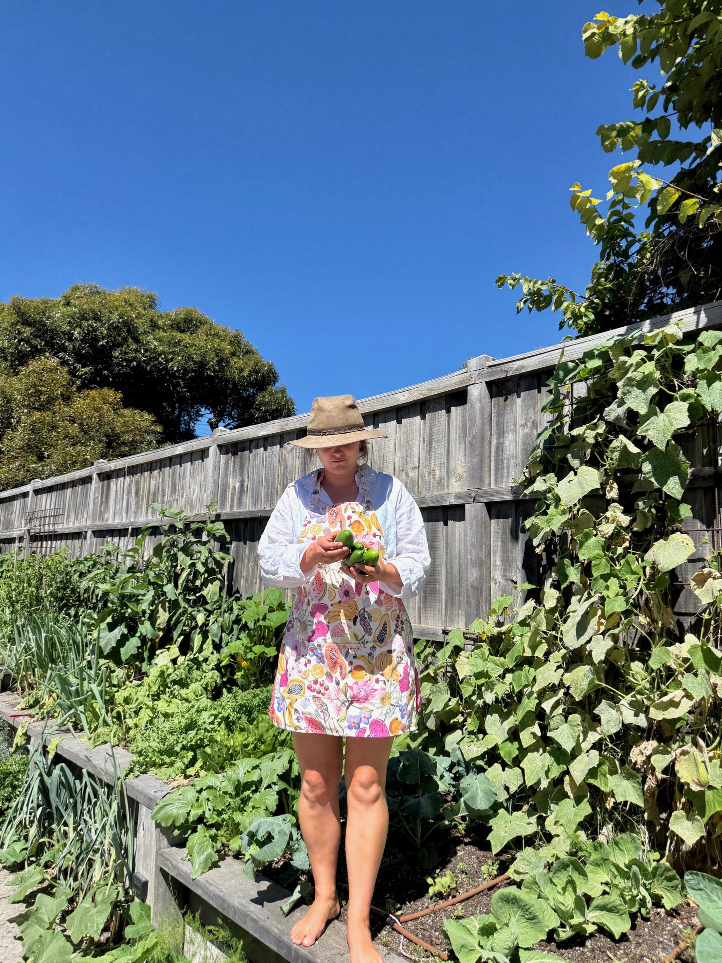 ‘Smells Like Summer’ Cotton Twill Apron