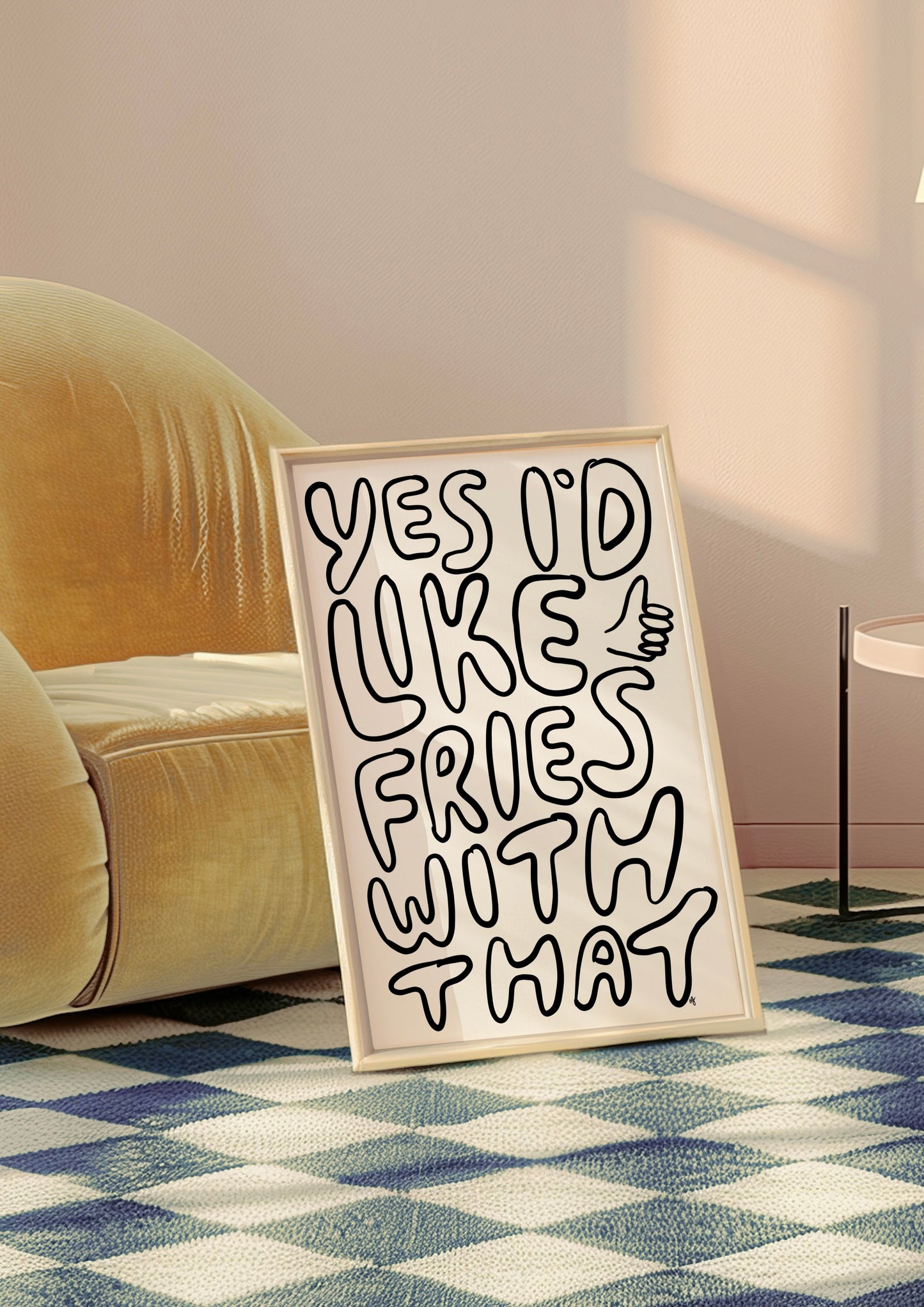 “Fries With That” Art Poster