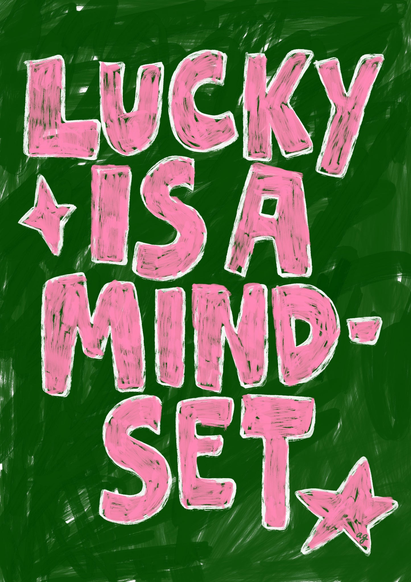 “Lucky” Art Poster