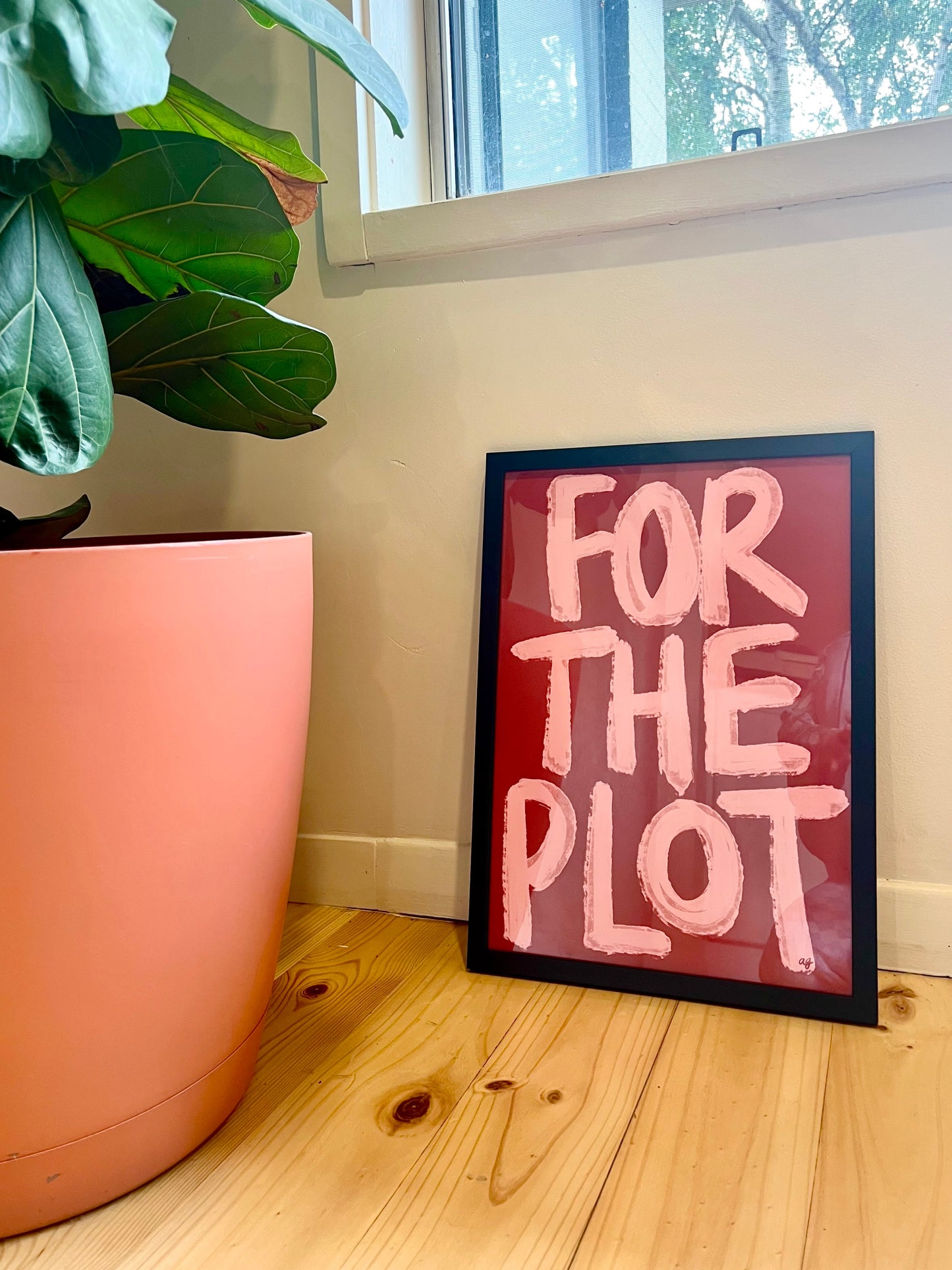 "For The Plot" Affisch