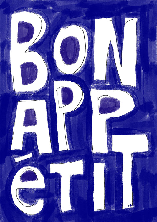 “Bon Appétit” Art Poster