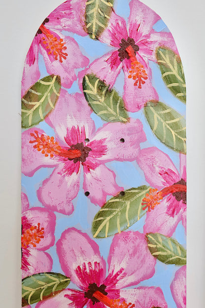 “Hibiscus Holiday” Skateboard