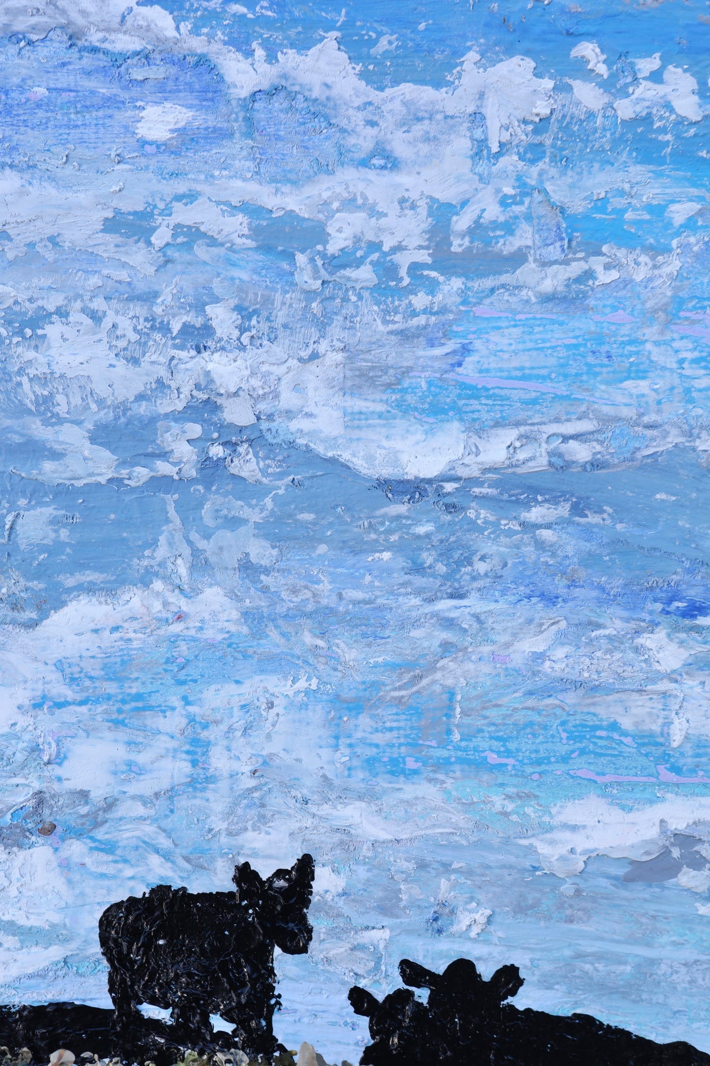 “Cows At Lon” Sky Study - Original Artwork
