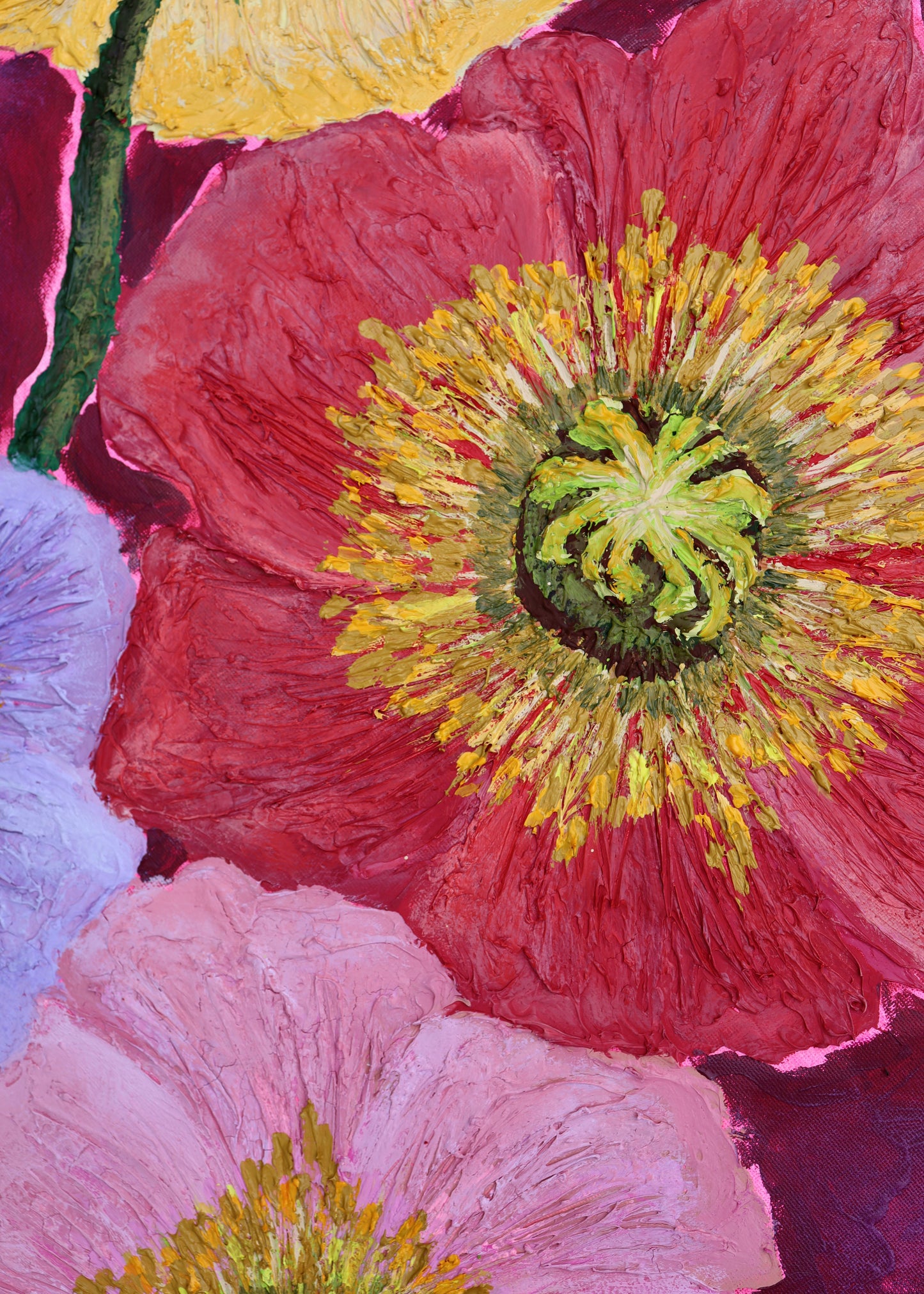 Skateboard « Planche à fleurs »