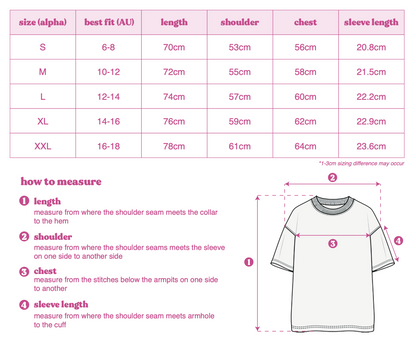 T-shirt graphique oversize « Papaya »