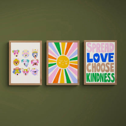 “Rainbow Sunbeam” Art Poster