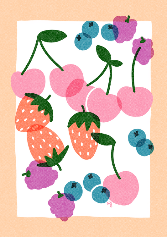 “Mixed Berries” Art Poster